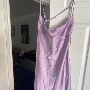 Lilac Satin Zara Dress (Size XXL)